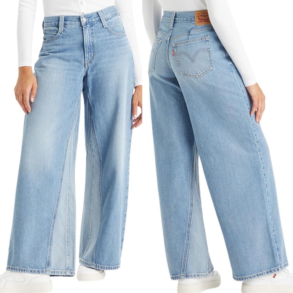 Levi's Light Blue Flare & Wide Leg Jeans